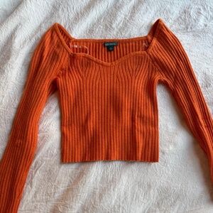 Wild Fable orange sweater